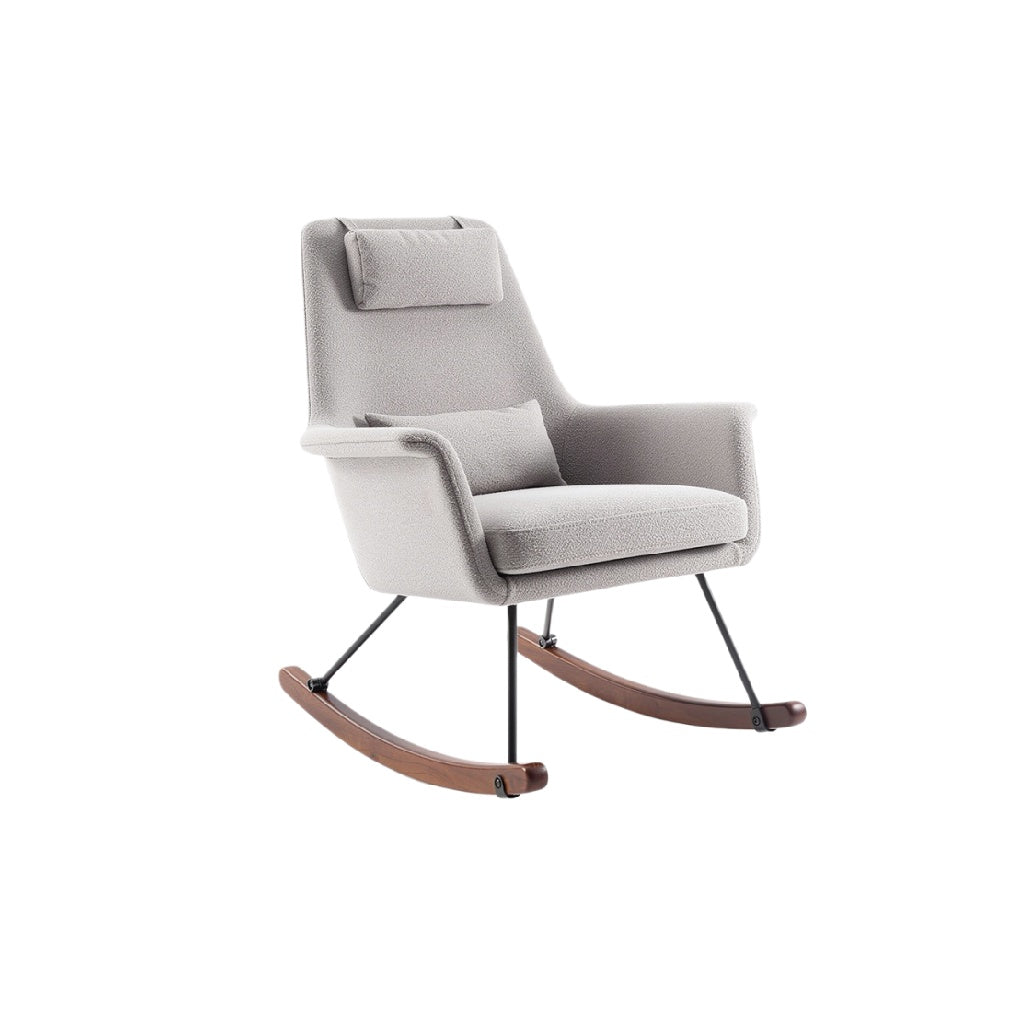 Scandinavische Schommelstoel met Zachte Stoffering